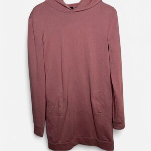 Forever 21 Dusty Pink Hoodie Dress